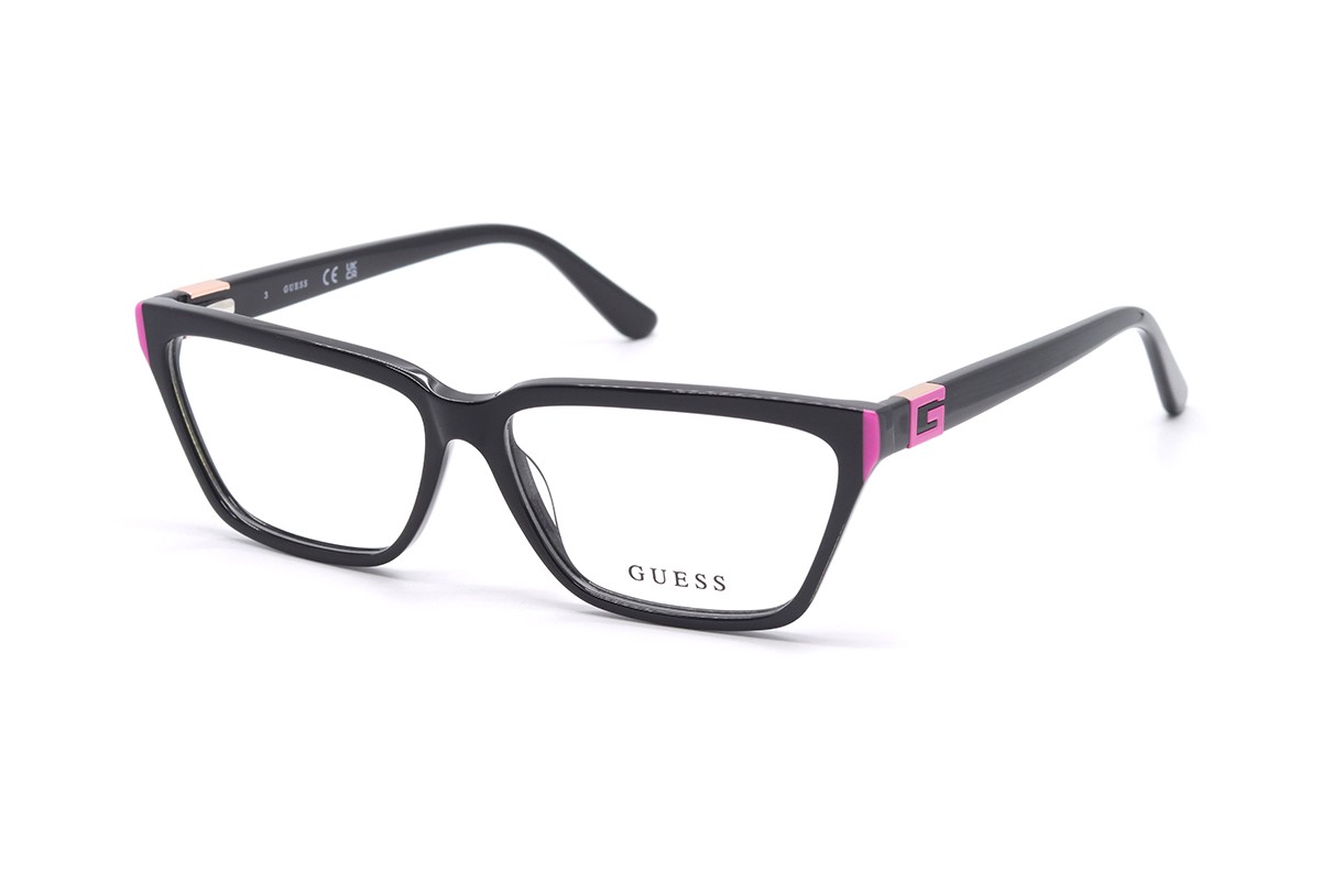 Оправы GUESS GU50145 001 56 Фото №1 - linza.ua