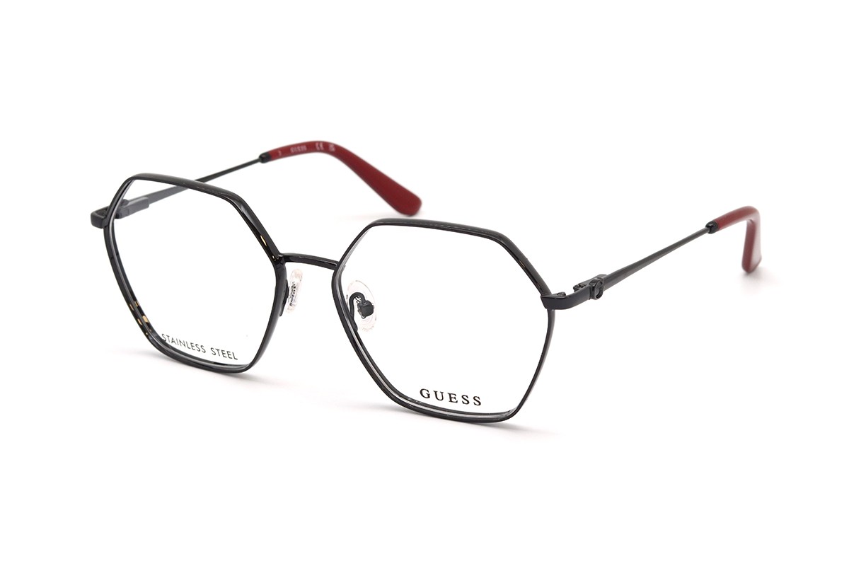 Оправи GUESS GU50184 001 56 Фото №1 - linza.ua
