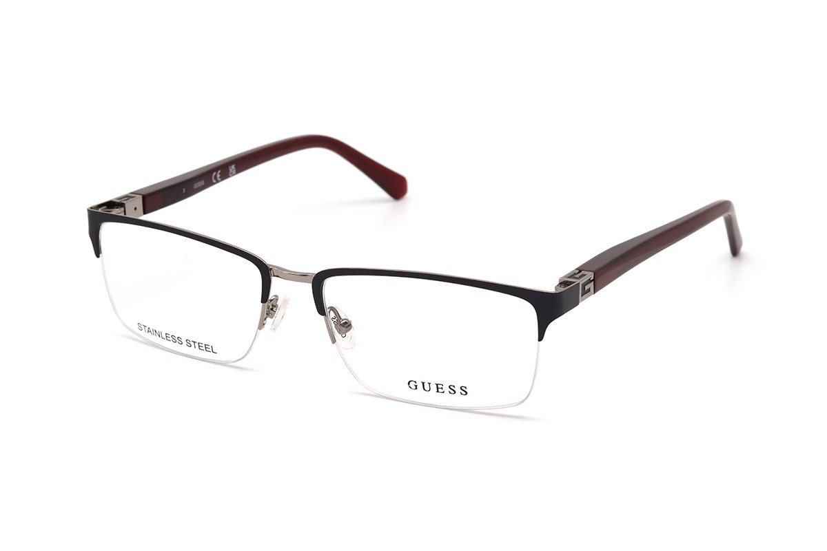 Оправи GUESS GU50191 002 58 Фото №1 - linza.ua