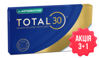 Контактные линзы Total 30 For Astigmatism - linza.ua