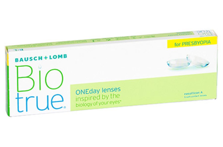 Мягкие контактные линзы Контактные линзы Biotrue ONEday for Presbyopia Фото №1 - linza.ua